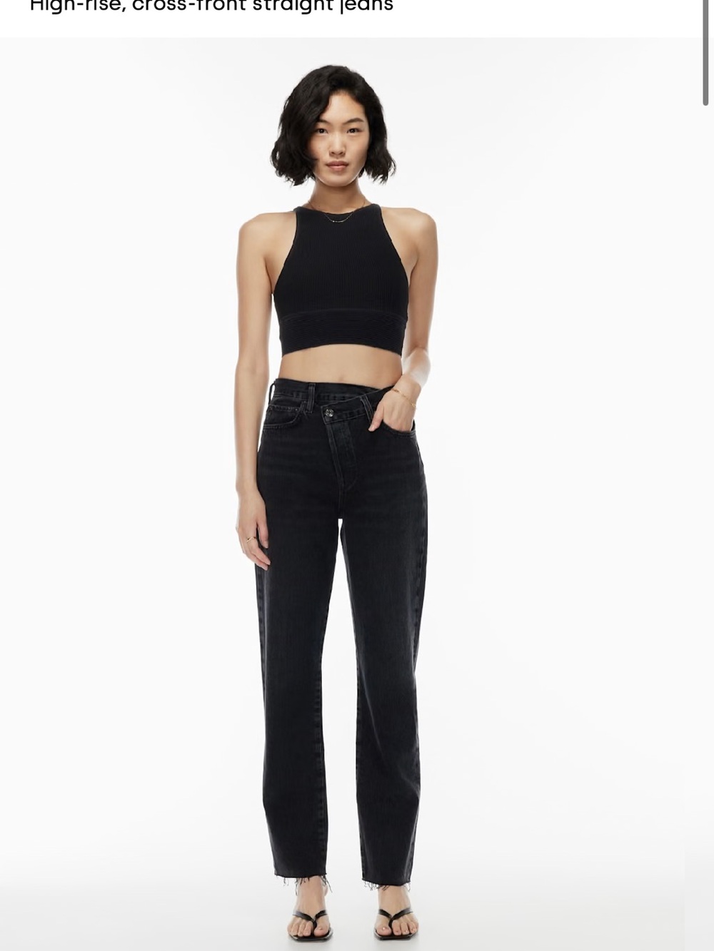 Agoldie Straight Cross Jeans